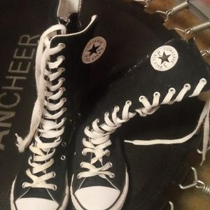 Girls knee high shoes